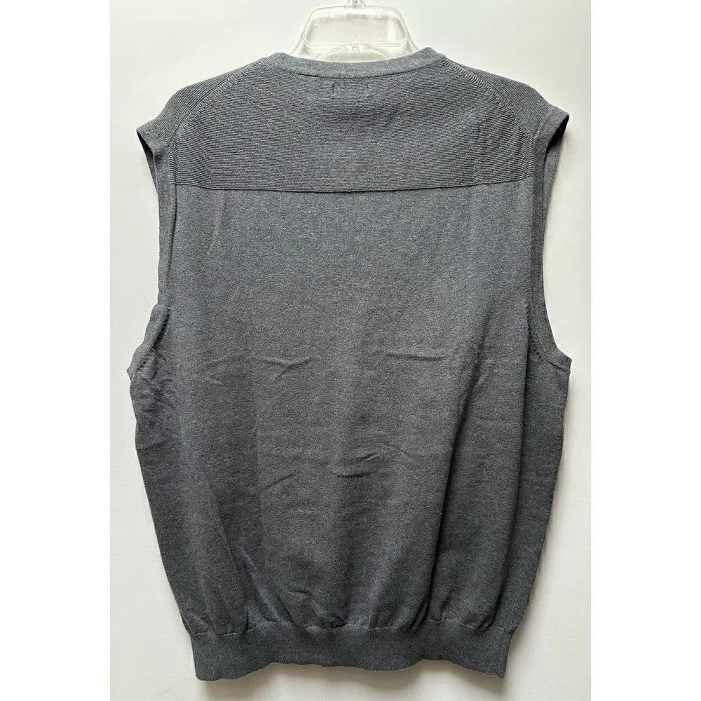 Izod men’s gray sweater vest size XL TG. #28-0730